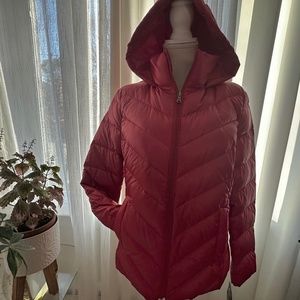 New, Packable Red Ralph Lauren Size L